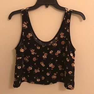 Floral crop top